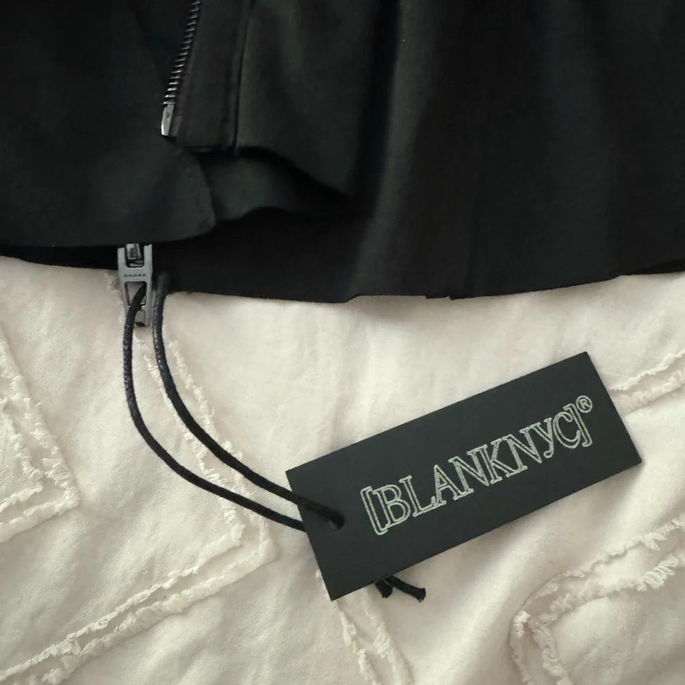 NWT BLANKNYC Faux Suede Drape front Jacket small - Picture 14 of 14
